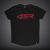 4SR T-Shirt Black 3D Red Logo